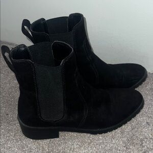 Black Suede Boots